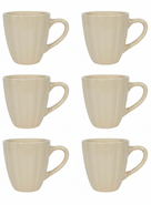 Cookinglife Mokken Cardida Beige 350 ml - 6 stuks