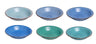 Cookinglife Diepe borden / Pastaborden Delice Blauw ø 21 cm - 6 stuks