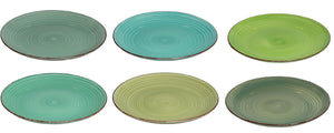 Cookinglife Dinerborden Delice Groen ø 26,5 cm - 6 stuks