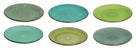 Platos de desayuno / postre Cookinglife Delice verde ø 19 cm - 6 piezas