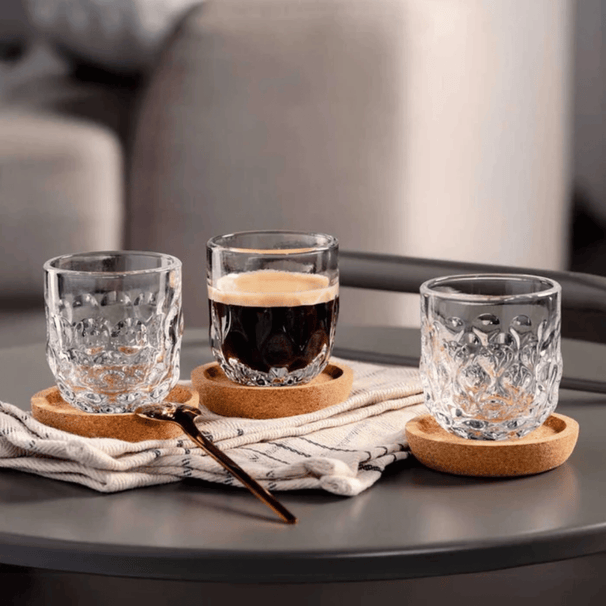 Leonardo Espressoglazen - Gocce Due - 60 ml - 2 stuks