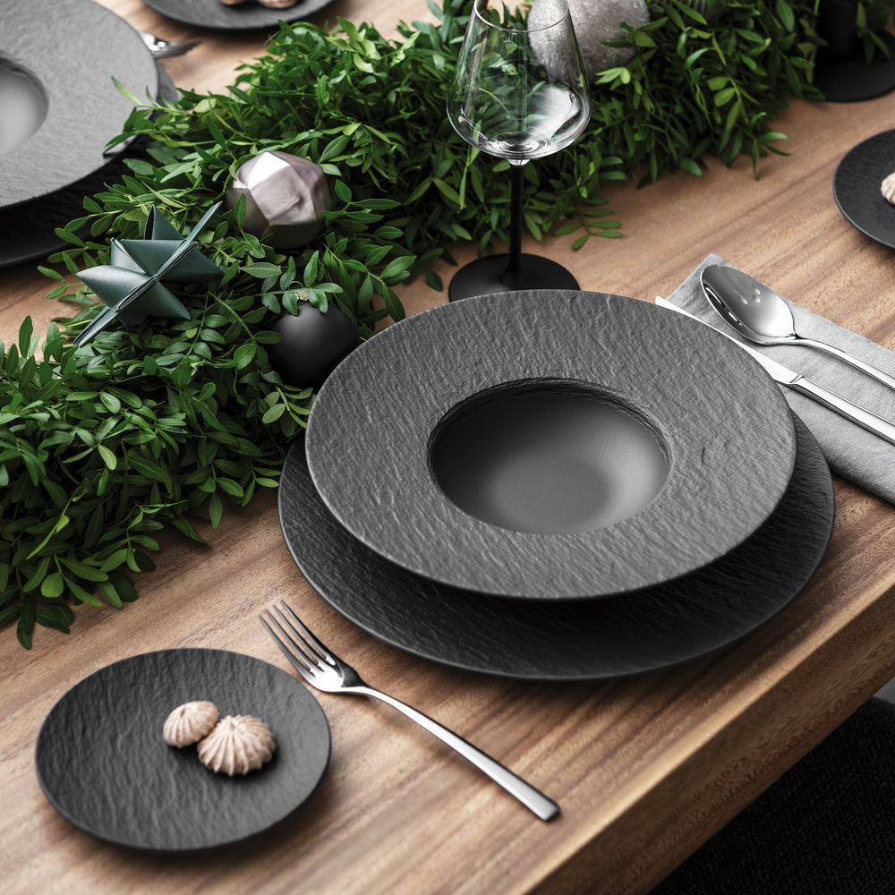 Plato Hondo / para Pasta Villeroy & Boch Manufacture Rock - Negro - ø 28 cm