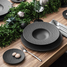Plato Hondo / para Pasta Villeroy & Boch Manufacture Rock - Negro - ø 28 cm