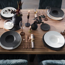 Plato Hondo / para Pasta Villeroy & Boch Manufacture Rock - Negro - ø 28 cm