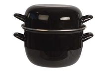 Cosy & Trendy Mosselpan - Zwart - ø 20 cm / 3.3 liter - geëmailleerde anti-aanbaklaag