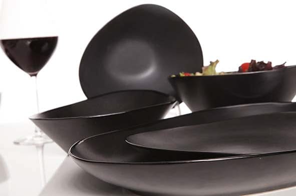 Cosy & Trendy Deep plate Vongola Black - 20 x 17 cm