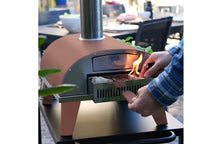 Horno para pizza ZiiPa Piana - A leña - con termómetro - Terracota - para pizzas de ø 30 cm - Piedra para pizza giratoria