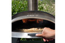 Horno para pizza ZiiPa Piana - A leña - con termómetro - Pizarra - para pizzas de ø 30 cm - Piedra para pizza giratoria