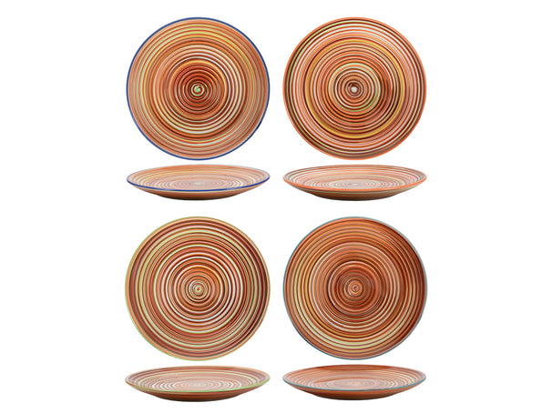 Cookinglife Platos de desayuno / Platos de postre Rhythm & Lines ø 19 cm - 4 piezas