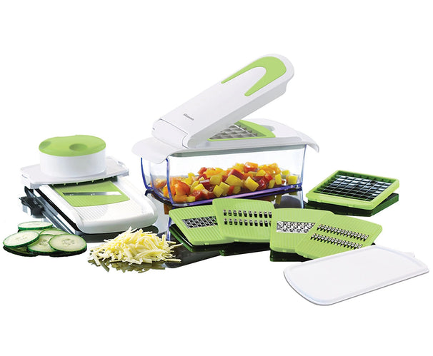 Ghidini Multifunctionele Mandoline / Groentesnijder -  met opvangbak
