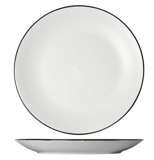 Cosy & Trendy Dinerborden Speckle Wit ø 27 cm - 6 stuks