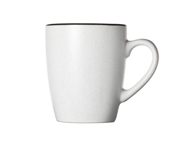 Cosy & Trendy Mokken Speckle Wit 350 ml - 6 stuks