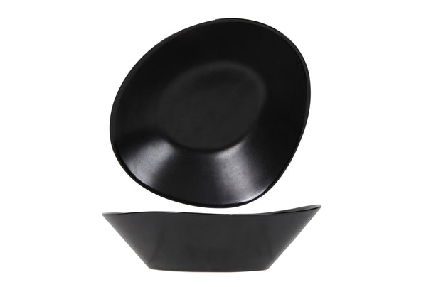 Cosy & Trendy Diepe Borden / Pastaborden Vongola Black - 20 x 17 cm - 4 Stuks