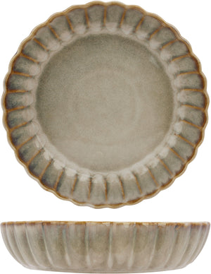 Cosy & Trendy Diepe Borden / Pastaborden - Astera Pearl Beige - ø 22 cm - 4 Stuks