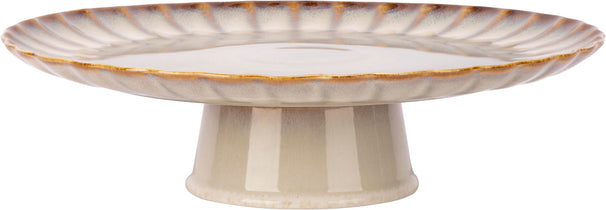 Cosy & Trendy Plato para tartas Astera Pearl Beige ø 32 cm
