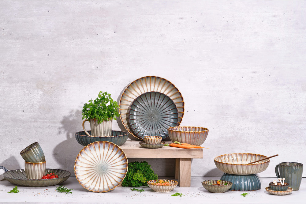 Platos para cena Astera Ocean Azul - ø 27.5 cm - 4 piezas