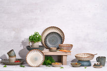Platos para cena Astera Ocean Azul - ø 27.5 cm - 4 piezas