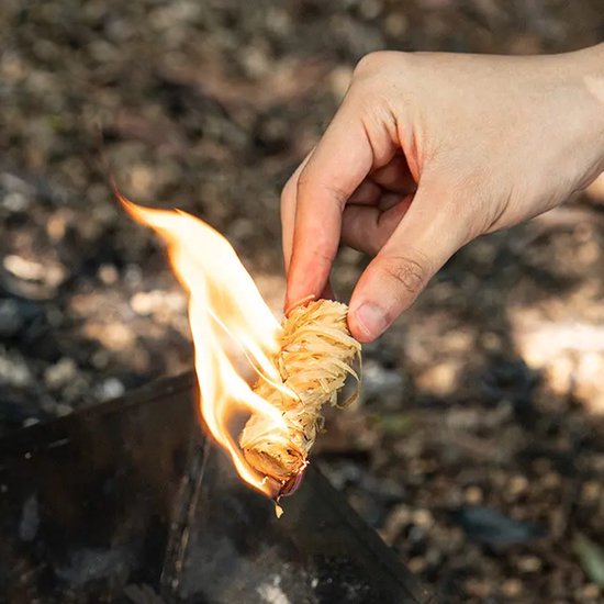 GrillX BBQ Virutas para encender / Rizos para encender / Leña para encender ± 420 unidades - 5 KG
