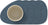 LIND DNA Onderzetters Nupo - Leer - Dark Blue - 13 x 11 cm - 4 Stuks