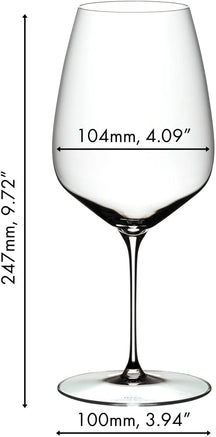 Copas de vino tinto Riedel Veloce - Cabernet Sauvignon / Merlot - 829 ml - 2 piezas