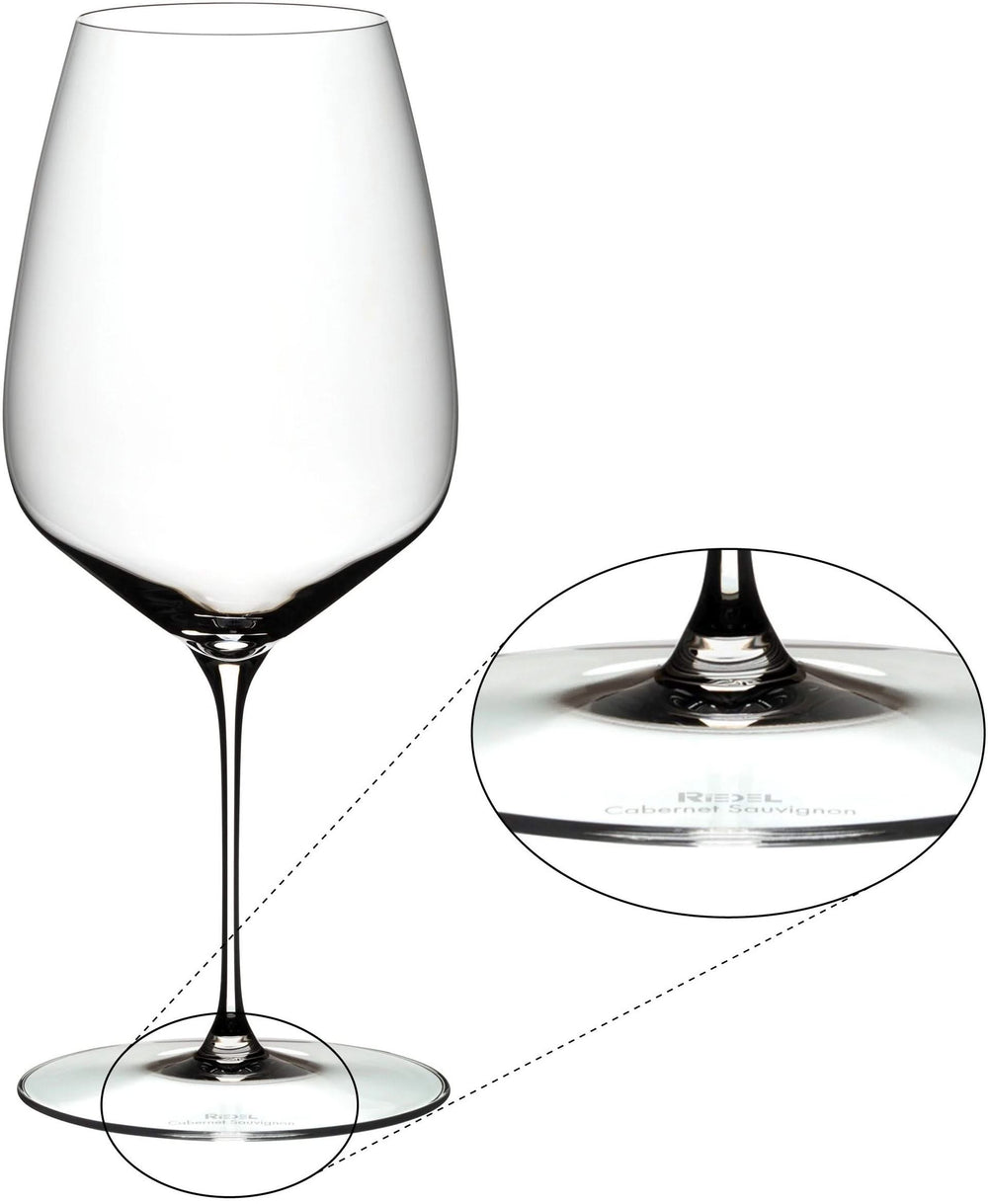 Copas de vino tinto Riedel Veloce - Cabernet Sauvignon / Merlot - 829 ml - 2 piezas