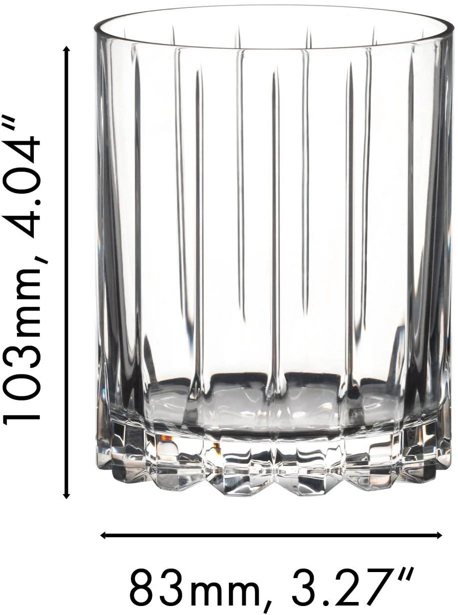 Riedel Whiskey Glazen Double Rocks - 370 ml - 2 stuks