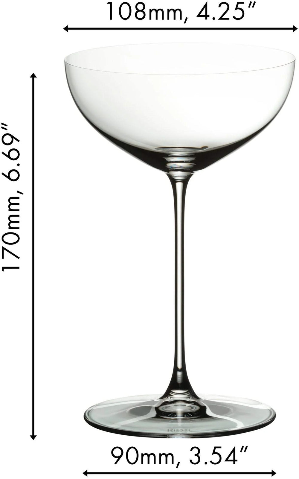 Copas de cóctel Riedel Veritas - 240 ml - 2 unidades