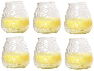 Cosy & Trendy Lowboy Kaarsen - Buitenkaarsen - Citronella Kaarsen ø 10 cm - 6 stuks