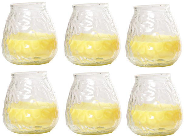 Cosy & Trendy Lowboy Kaarsen - Buitenkaarsen - Citronella Kaarsen ø 10 cm - 6 stuks