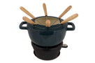 Set de fondue Cosy & Trendy Fontestic Hierro fundido Garza verde - Ø 18 cm