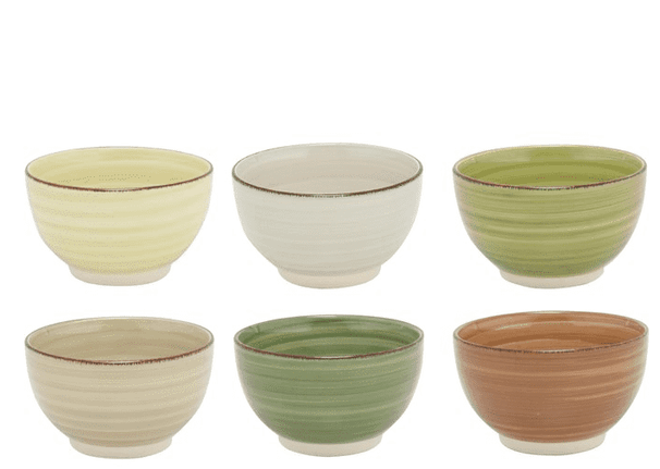 Studio Tavola Tazones para sopa / cuencos Deep Forest ø 14 cm - 6 piezas