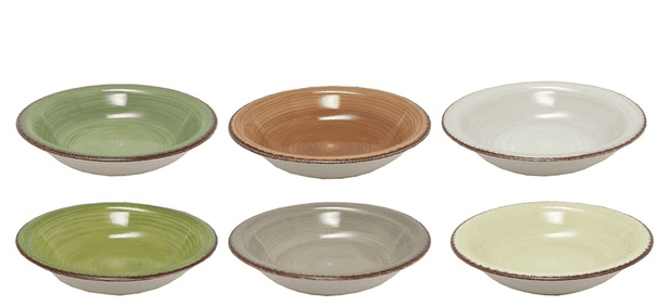 Studio Tavola Diepe Borden / Pastaborden Deep Forest ø 21 cm - 6 stuks