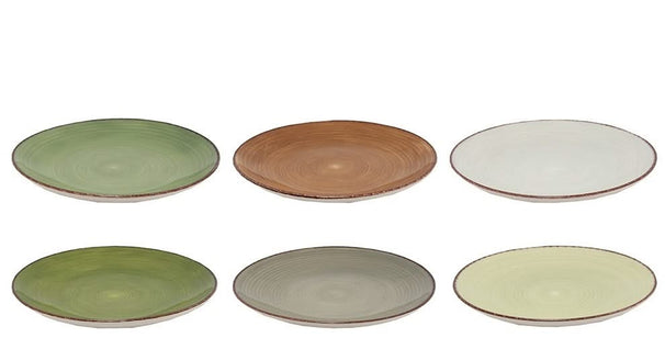 Studio Tavola Platos de cena Deep Forest ø 26.5 cm - 6 piezas