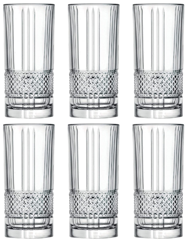 Cookinglife Longdrinkglazen Monea - 290 ml - 6 stuks