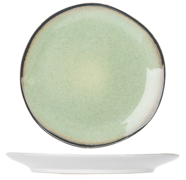Cosy & Trendy Dinerborden Fez Groen ø 28 cm - 4 Stuks