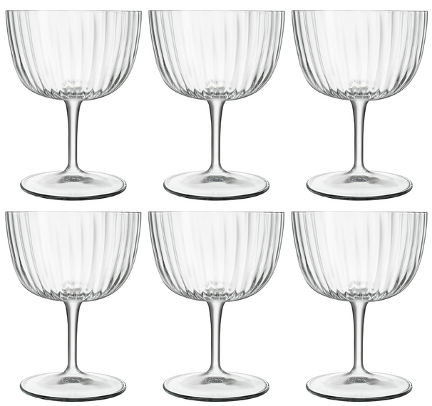 Luigi Bormioli Cocktailglazen - Drankglazen - Speakeasies - 270 ml - 6 Stuks
