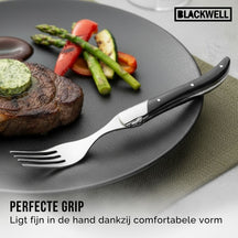 Tenedores de bistec Blackwell Laguiole - Madera de pakka - 6 piezas