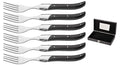 Tenedores de bistec Blackwell Laguiole - Madera de pakka - 6 piezas