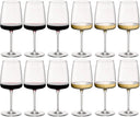 Bormioli Rocco Set de copas de vino Nexo (Copas de vino tinto y copas de vino blanco) - Set de 12 piezas