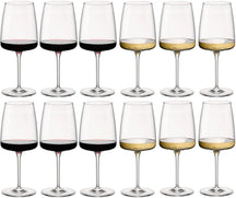 Bormioli Rocco Set de copas de vino Nexo (Copas de vino tinto y copas de vino blanco) - Set de 12 piezas