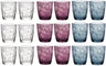 Bormioli Rocco Glass Set - Water Glasses - Tumblers - Diamond 300 ml - 18 Pieces