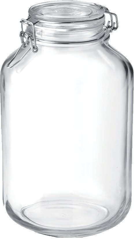 Tarro de conserva Bormioli Rocco Fido - ø 16 cm / 4 litros - 2 unidades