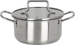 Cookinglife Kookpan Essential Steel RVS Ø 22 cm - 3.8 liter - geschikt voor alle warmtebronnen