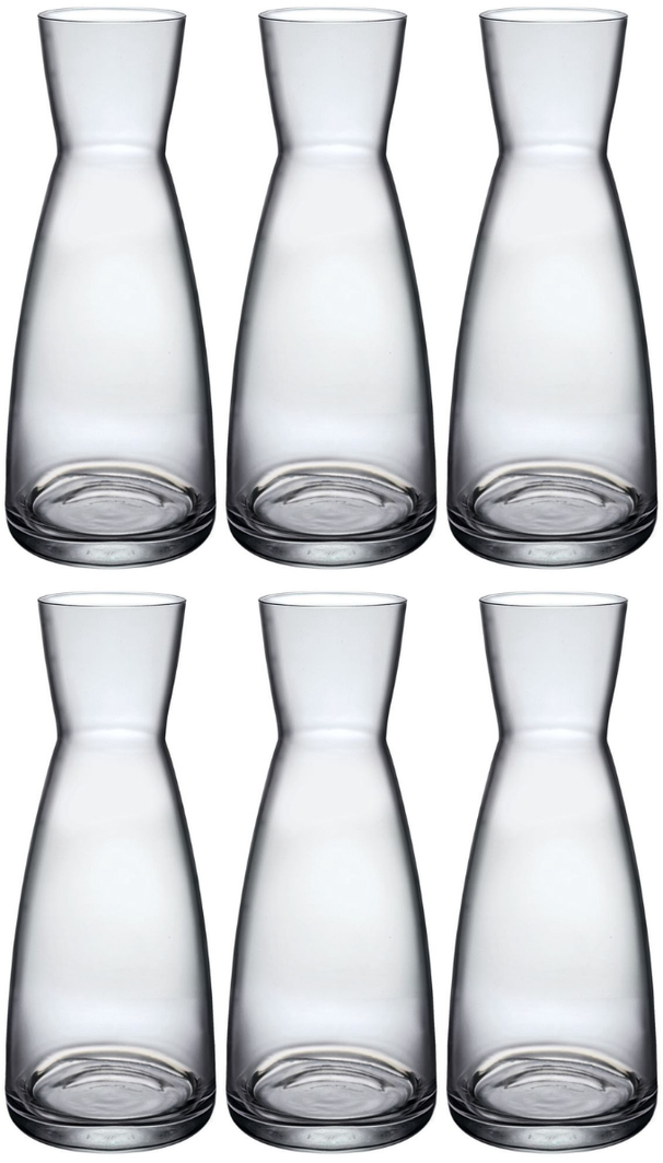 Bormioli Rocco Karaffen / Waterkaraffen Ypsilon - Transparant - 500 ml - 6 stuks