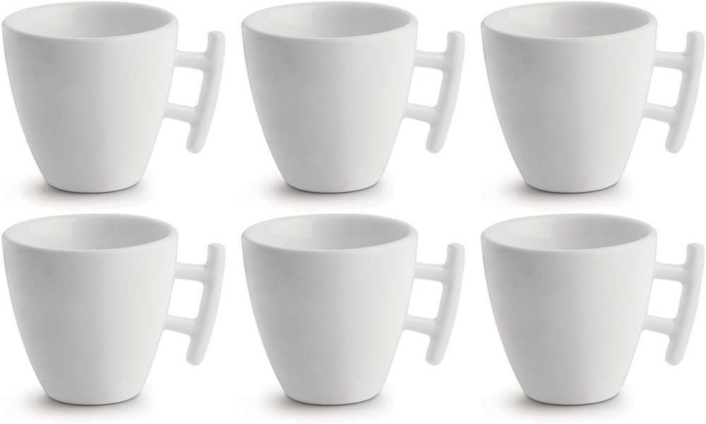 BonBistro Taza de café Yong Squito 170 ml - Blanco - 6 piezas