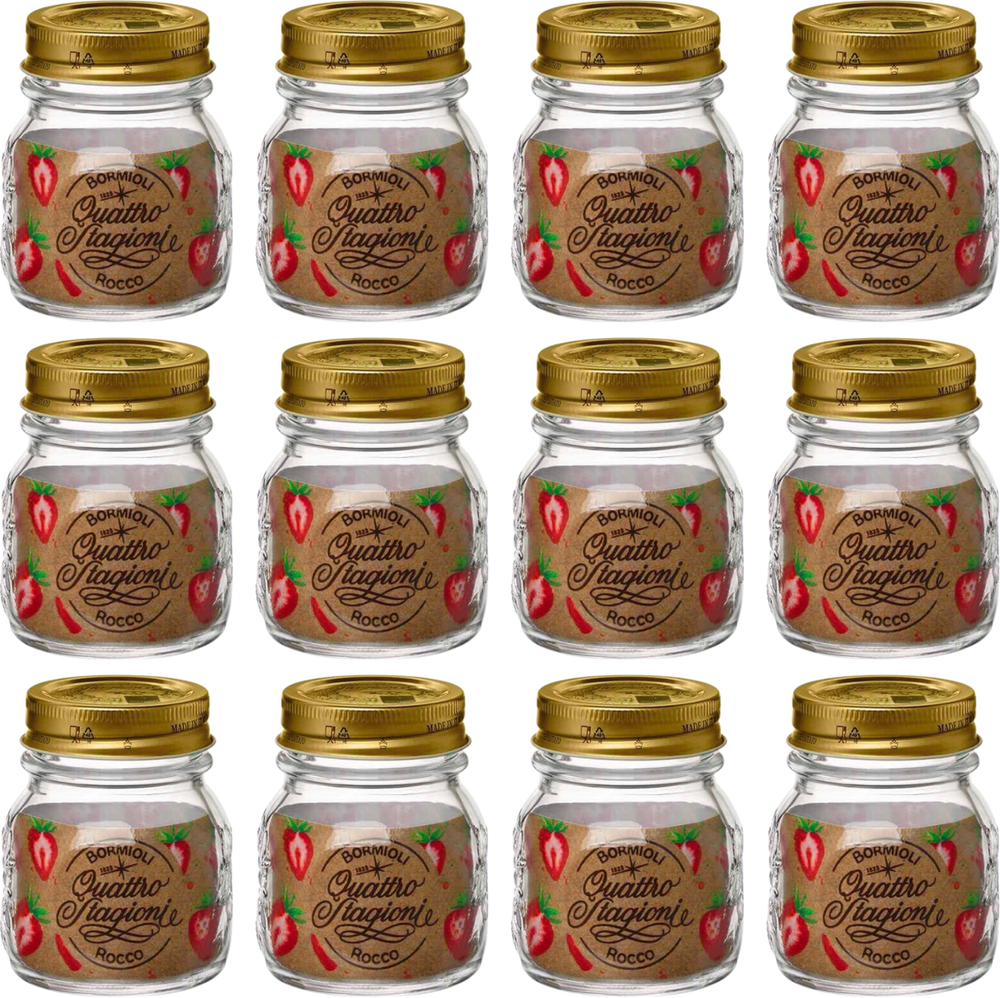 Bormioli Rocco Tarros Weck Quattro Stagioni - ø 8.5 cm / 250 ml - 12 unidades