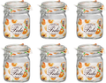 Tarro de conserva Bormioli Rocco Fido - 10 x 10 cm / 750 ml - cuadrado - 6 unidades