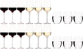 Chef & Sommelier Wijnglazenset Sublym (Rode wijnglazen & Witte wijnglazen & Waterglazen) - 18 delige set - 6 rode wijnglazen, 6 witte wijnglazen en 6 waterglazen