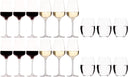 Chef & Sommelier Wijnglazenset Sublym (Rode wijnglazen & Witte wijnglazen & Waterglazen) - 18 delige set - 6 rode wijnglazen, 6 witte wijnglazen en 6 waterglazen
