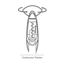 Vacu Vin Corkscrew Twister - Black